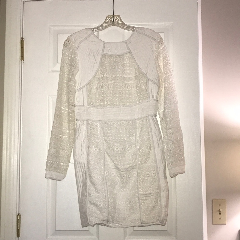 BOOHOO Structured lace mini dress- Never worn